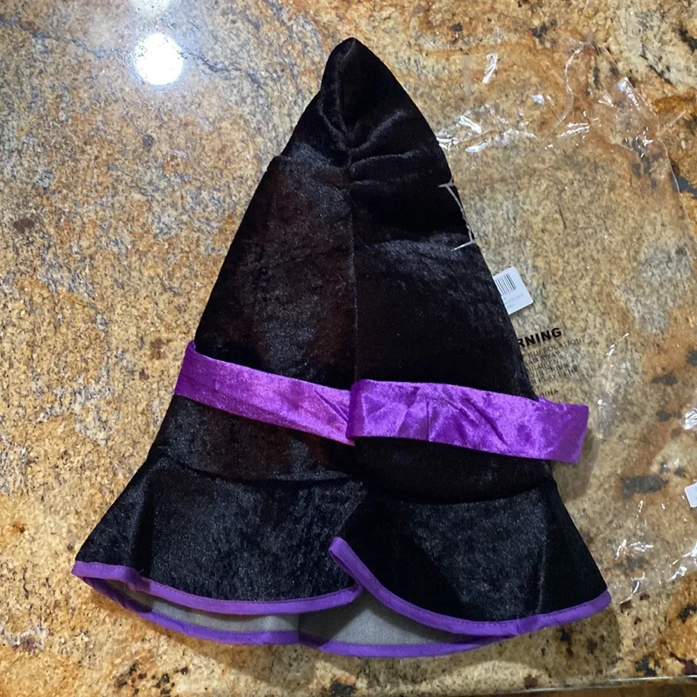 NEW Girls 12 2 piece witch costume dress/hat